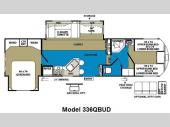 Floorplan - 2011 Forest River RV Wildwood Heritage Glen 336QBUD