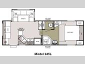 Floorplan - 2011 Forest River RV Cherokee 245L