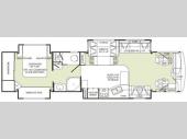 Floorplan - 2006 Fleetwood RV Discovery 39 L