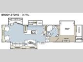 Floorplan - 2011 Coachmen RV Brookstone 367RL