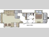 Floorplan - 2011 Keystone RV Cougar 327RES