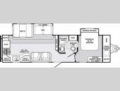 Floorplan - 2011 Palomino Sabre 32RKDS