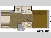 Floorplan - 2011 Heartland MPG 181
