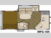 Floorplan - 2011 Heartland MPG 184