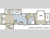 Floorplan - 2011 Coachmen RV North Ridge 322RLT