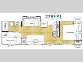 Floorplan - 2011 Gulf Stream RV Conquest 275FSL Lite