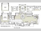 Floorplan - 2011 Fleetwood RV Pace Arrow 38P