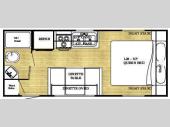 Floorplan - 2011 Gulf Stream RV Ameri-Lite 21MB
