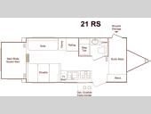 Floorplan - 2006 Keystone RV Outback 21RS