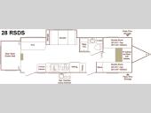 Floorplan - 2006 Keystone RV Outback 28RSDS