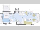 Floorplan - 2011 Winnebago Journey 40U