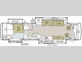 Floorplan - 2011 Tiffin Motorhomes Phaeton 40 QTH