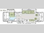 Floorplan - 2011 Tiffin Motorhomes Allegro RED 36 QSA