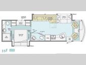 Floorplan - 2011 Itasca Sunstar 35F
