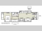 Floorplan - 2011 Fleetwood RV Discovery 40G
