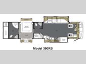 Floorplan - 2011 Forest River RV Berkshire 390RB