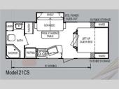 Floorplan - 2012 Skyline Koala 21CS
