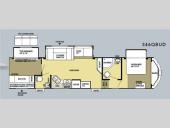 Floorplan - 2011 Forest River RV Salem Hemisphere 346QBUD