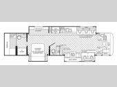 Floorplan - 2011 American Coach American Revolution 42T