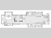 Floorplan - 2011 American Coach American Tradition 45Y