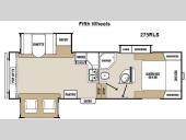 Floorplan - 2011 Coachmen RV Chaparral Lite 275RLS