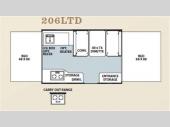 Floorplan - 2012 Forest River RV Flagstaff MAC LTD Series 206LTD