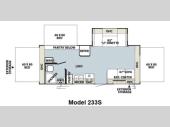 Floorplan - 2012 Forest River RV Flagstaff Shamrock 233S