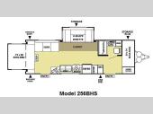 Floorplan - 2011 Forest River RV Salem Hemisphere Lite 256BHS