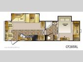 Floorplan - 2011 CrossRoads RV Cruiser CF285RL