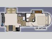 Floorplan - 2012 Heartland ElkRidge 28TSRE