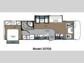 Floorplan - 2012 Forest River RV Georgetown 327DS