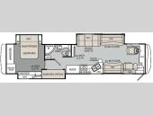 Floorplan - 2011 Monaco Knight 40 PBT