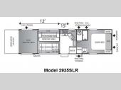 Floorplan - 2012 Forest River RV Sandstorm SLR 2935 SLR
