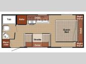 Floorplan - 2012 Gulf Stream RV Ameri-Lite 21MBG Special Edition