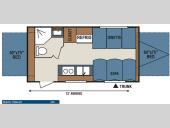 Floorplan - 2012 KZ Coyote 20C