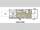 Floorplan - 2012 Forest River RV Cherokee Grey Wolf 25RR