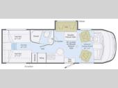 Floorplan - 2012 Itasca Reyo 25T