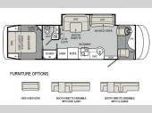 Floorplan - 2012 Monaco Vesta 32 PBS