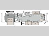 Floorplan - 2012 Holiday Rambler Ambassador 40PDQ