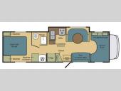 Floorplan - 2012 Adventurer LP (ALP) Eagle Cap Motorhome 31DS