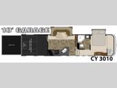 Floorplan - 2013 Heartland Cyclone 3010