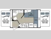 Floorplan - 2013 Dutchmen RV Kodiak 161E