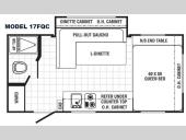 Floorplan - 2013 Palomino Canyon Cat 17FQC