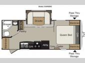 Floorplan - 2013 Keystone RV Passport 2100RBWE Grand Touring