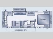 Floorplan - 2006 Jayco Jay Feather LGT 25Z