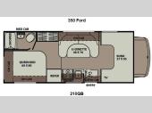 Floorplan - 2013 Coachmen RV Leprechaun 210QB Ford 350