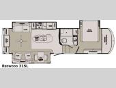 Floorplan - 2013 Redwood RV Redwood 31SL