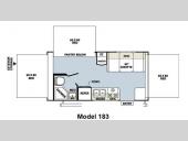 Floorplan - 2013 Forest River RV Rockwood Roo 183
