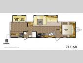 Floorplan - 2013 CrossRoads RV Zinger ZT31SB