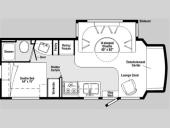 Floorplan - 2006 Itasca Cambria 26A